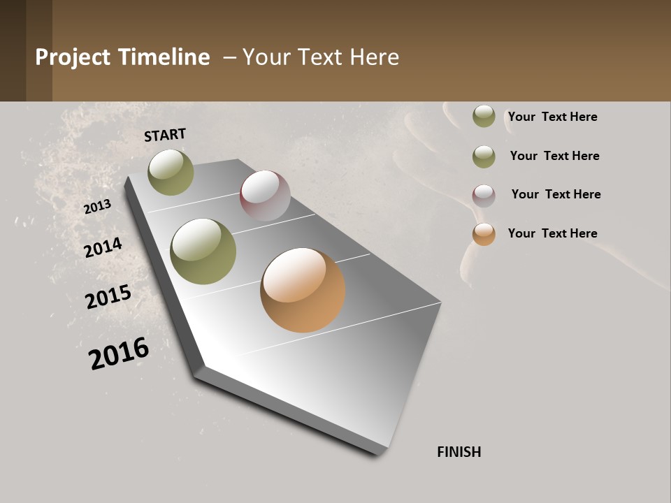 Cool White Switch PowerPoint Template