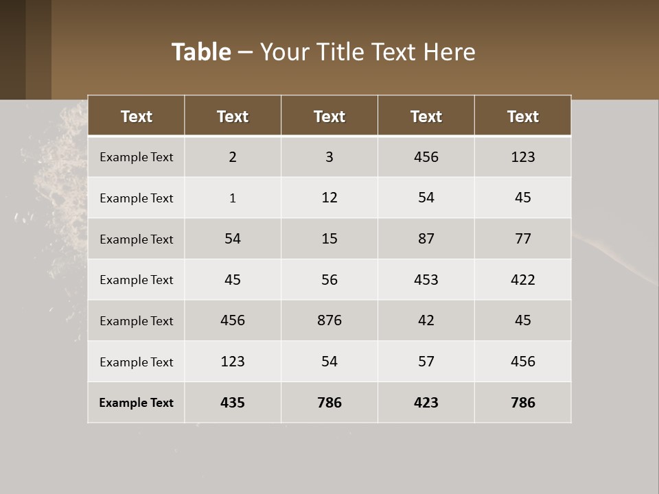 Cool White Switch PowerPoint Template