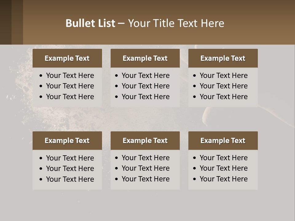 Cool White Switch PowerPoint Template