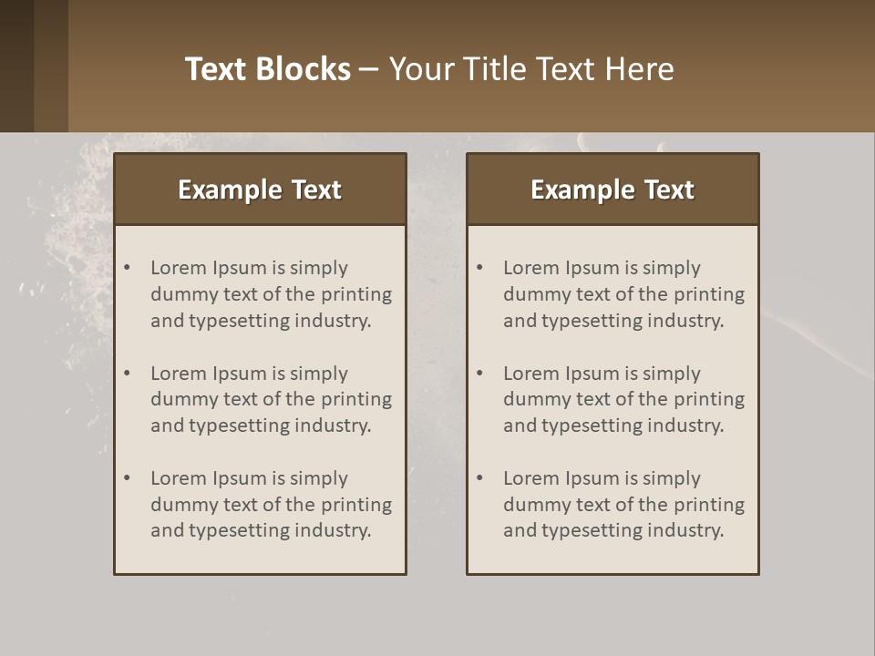 Cool White Switch PowerPoint Template