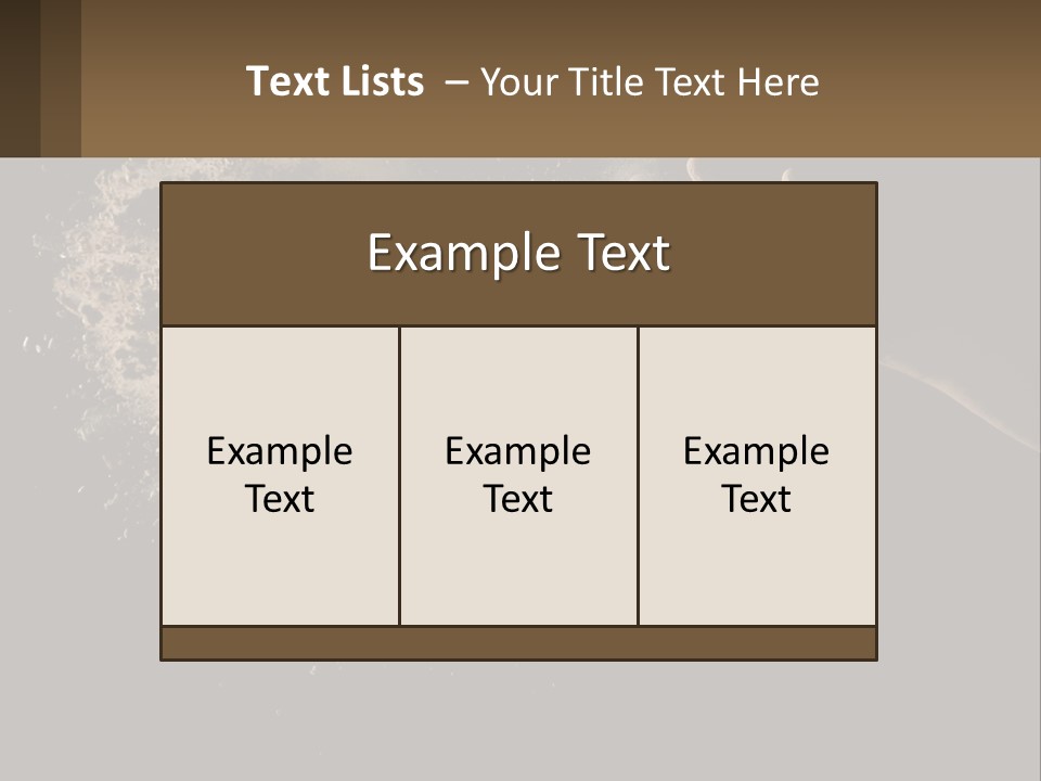 Cool White Switch PowerPoint Template