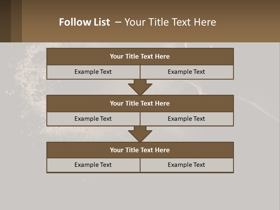 Cool White Switch PowerPoint Template