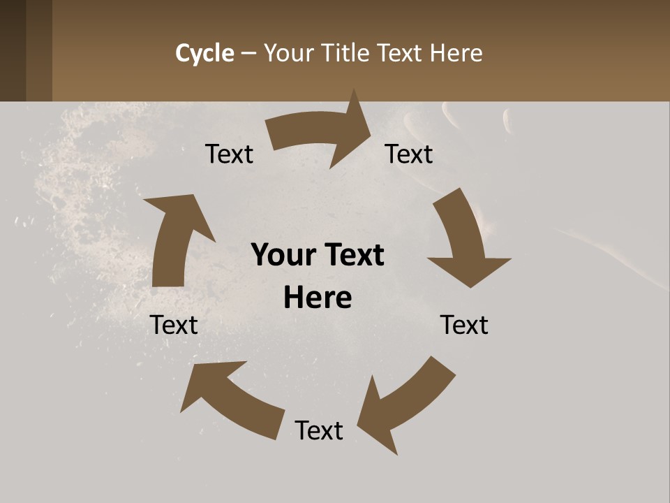 Cool White Switch PowerPoint Template