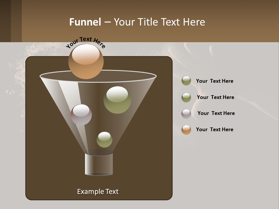 Cool White Switch PowerPoint Template