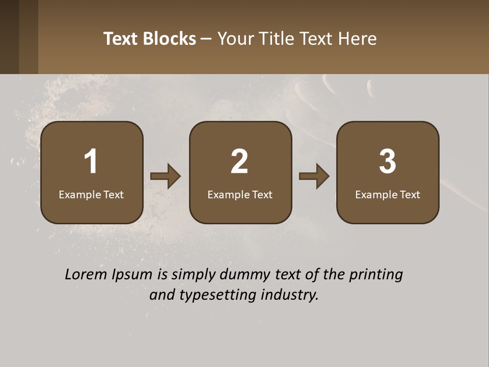Cool White Switch PowerPoint Template