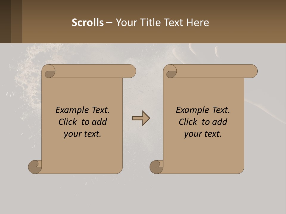Cool White Switch PowerPoint Template