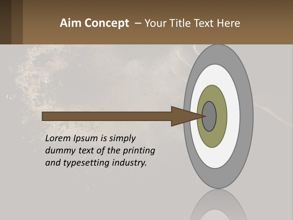 Cool White Switch PowerPoint Template