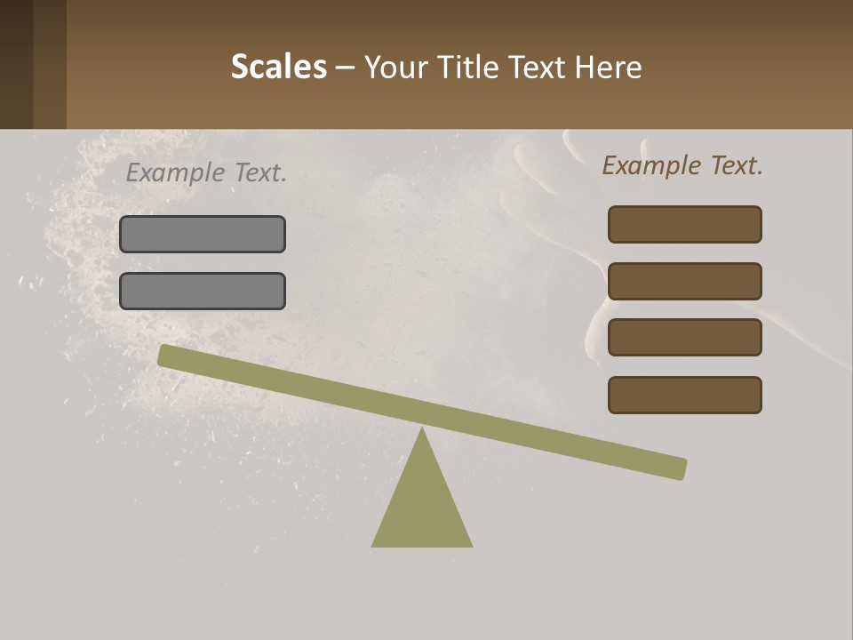 Cool White Switch PowerPoint Template