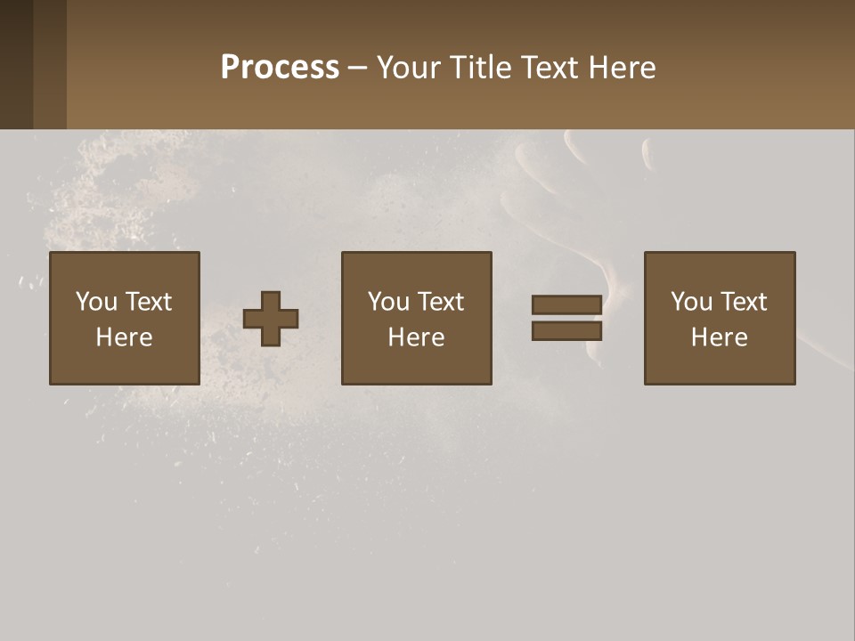 Cool White Switch PowerPoint Template