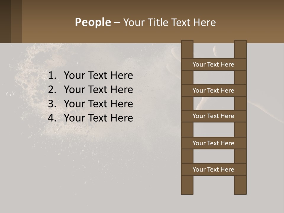 Cool White Switch PowerPoint Template
