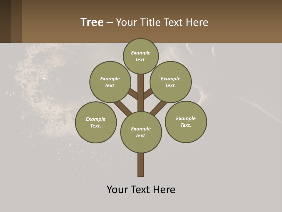 Cool White Switch PowerPoint Template