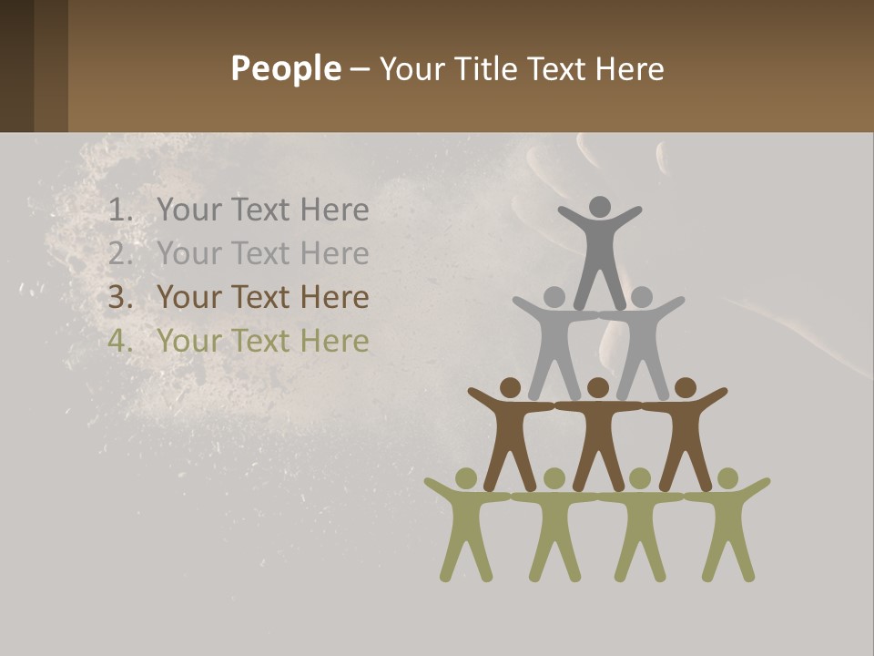 Cool White Switch PowerPoint Template