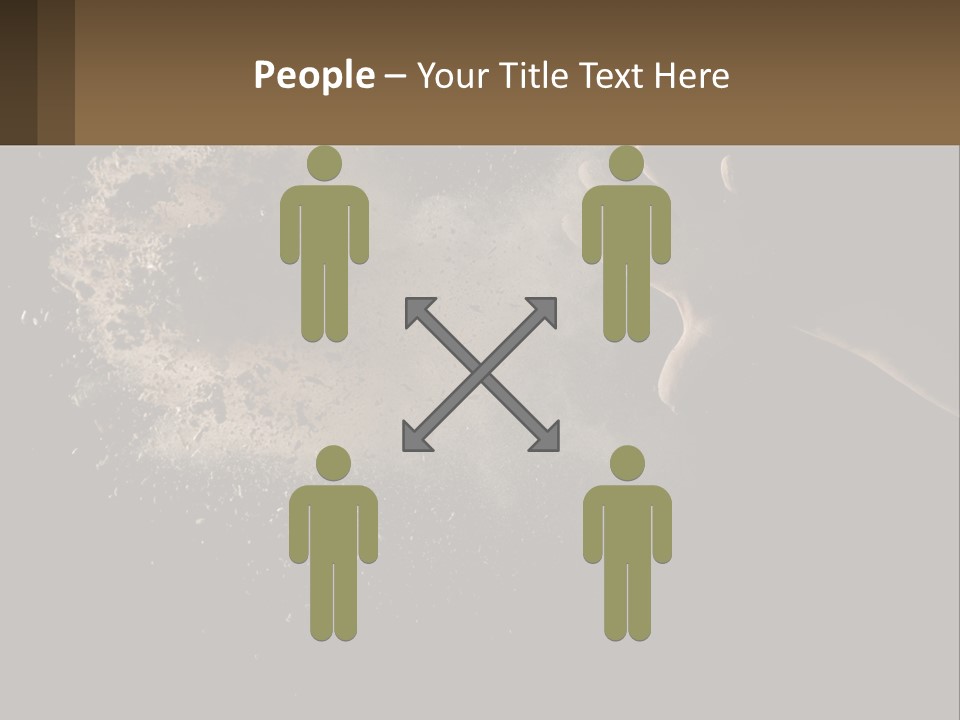 Cool White Switch PowerPoint Template