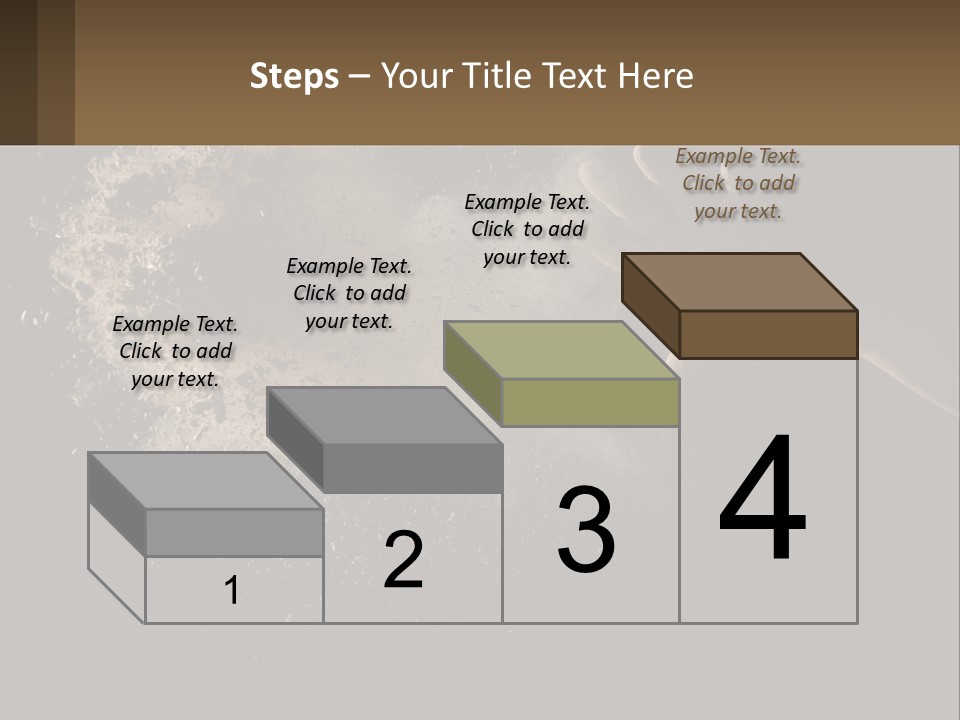 Cool White Switch PowerPoint Template