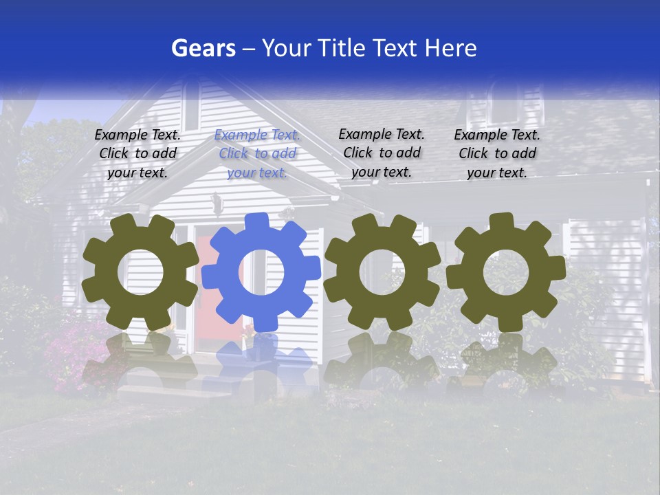 Cold Electric Part PowerPoint Template