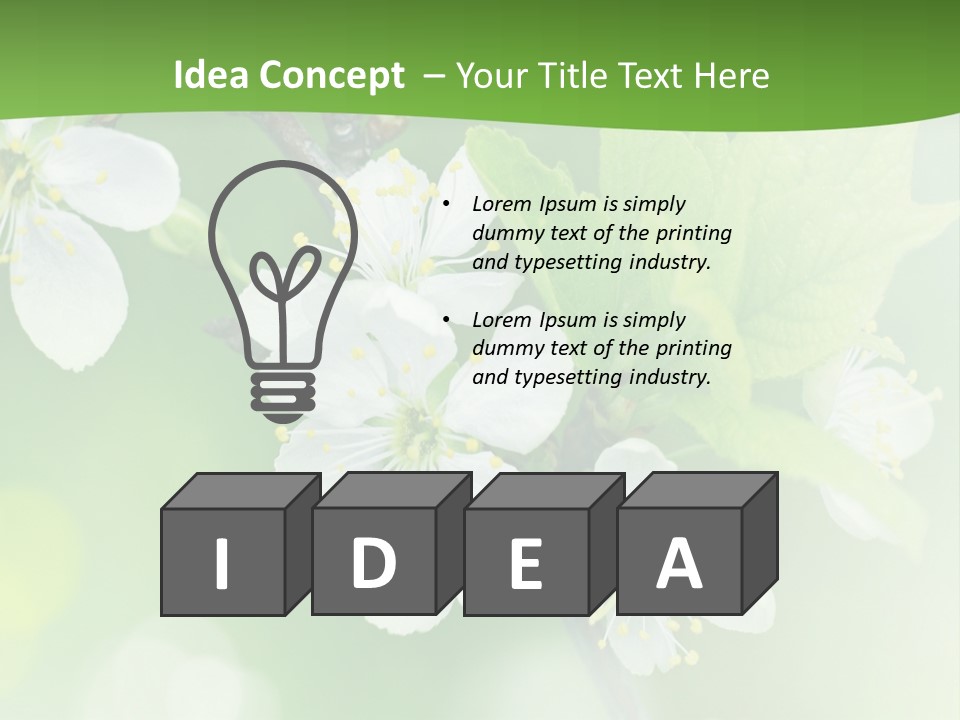 Air Cooling Cool PowerPoint Template