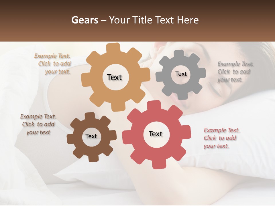 Technology System Cold PowerPoint Template