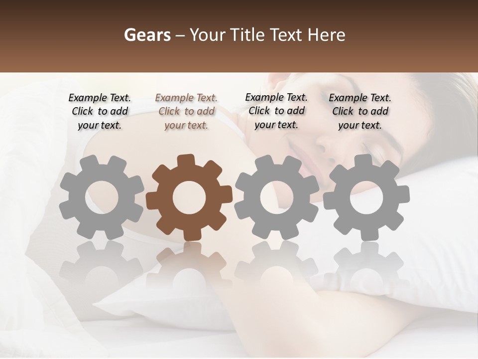 Technology System Cold PowerPoint Template