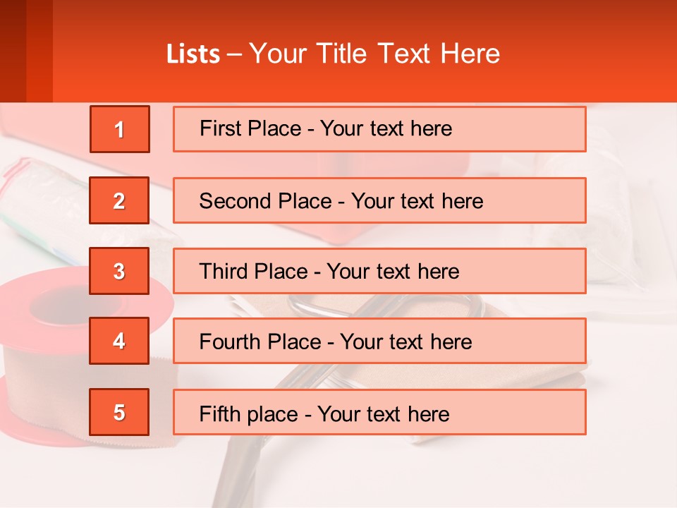 White Switch System PowerPoint Template