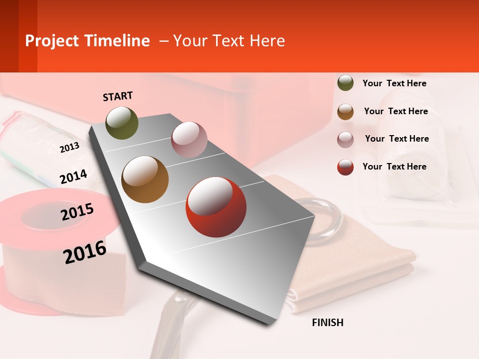 White Switch System PowerPoint Template