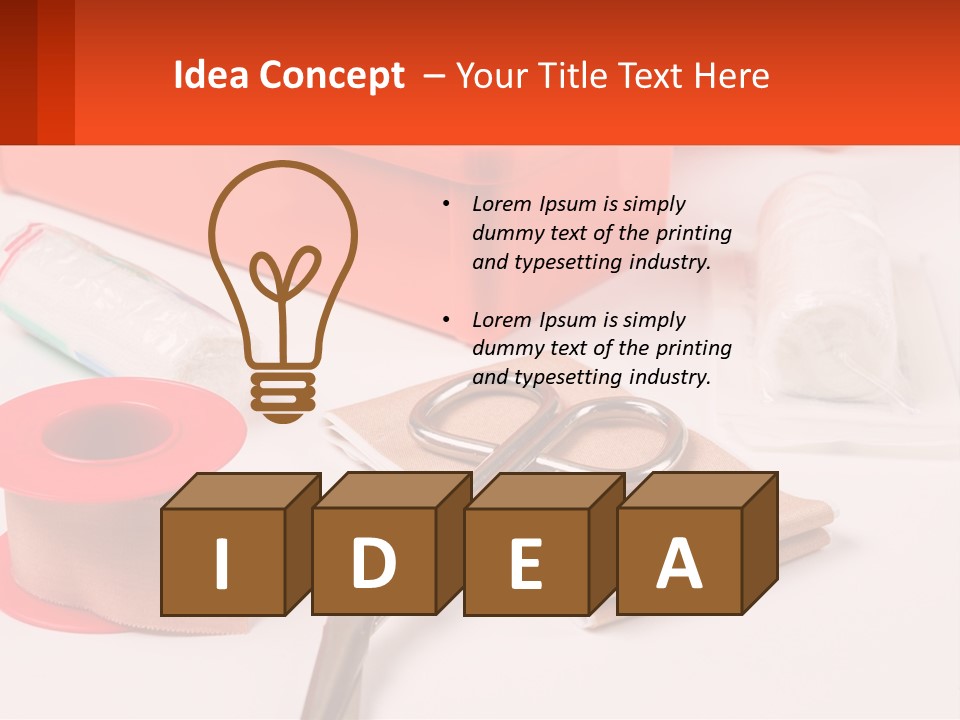 White Switch System PowerPoint Template