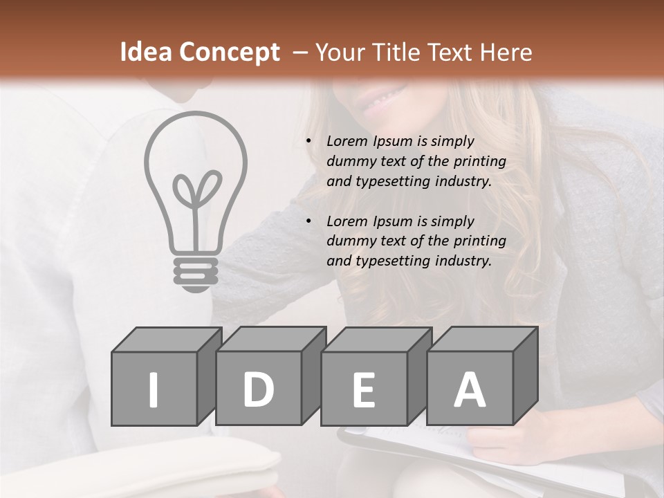 Home Electric Unit PowerPoint Template