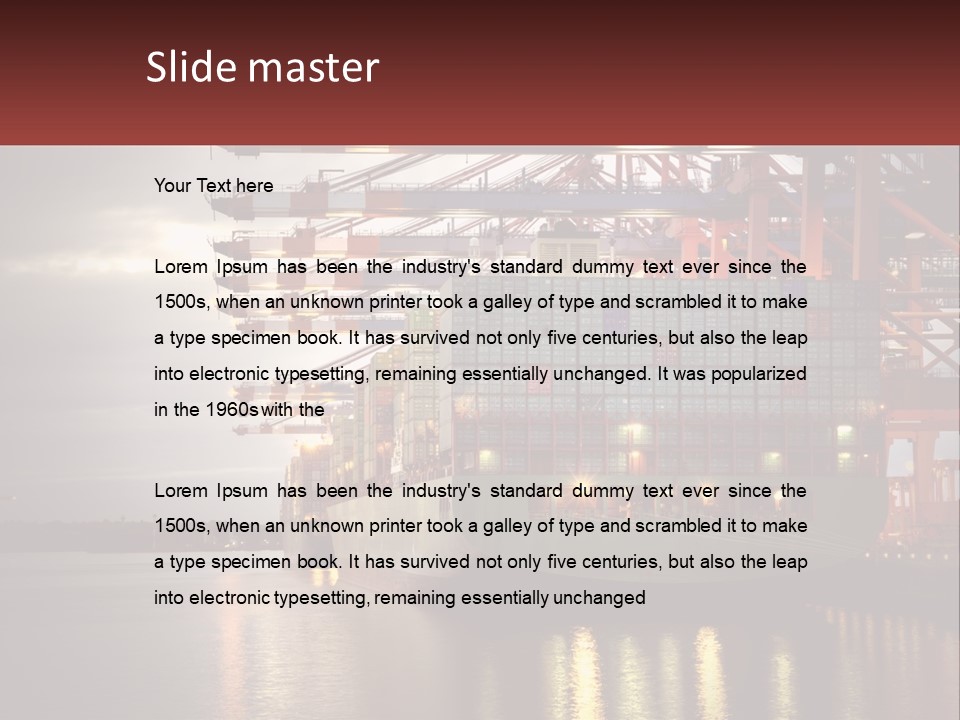 White Heat Electricity PowerPoint Template