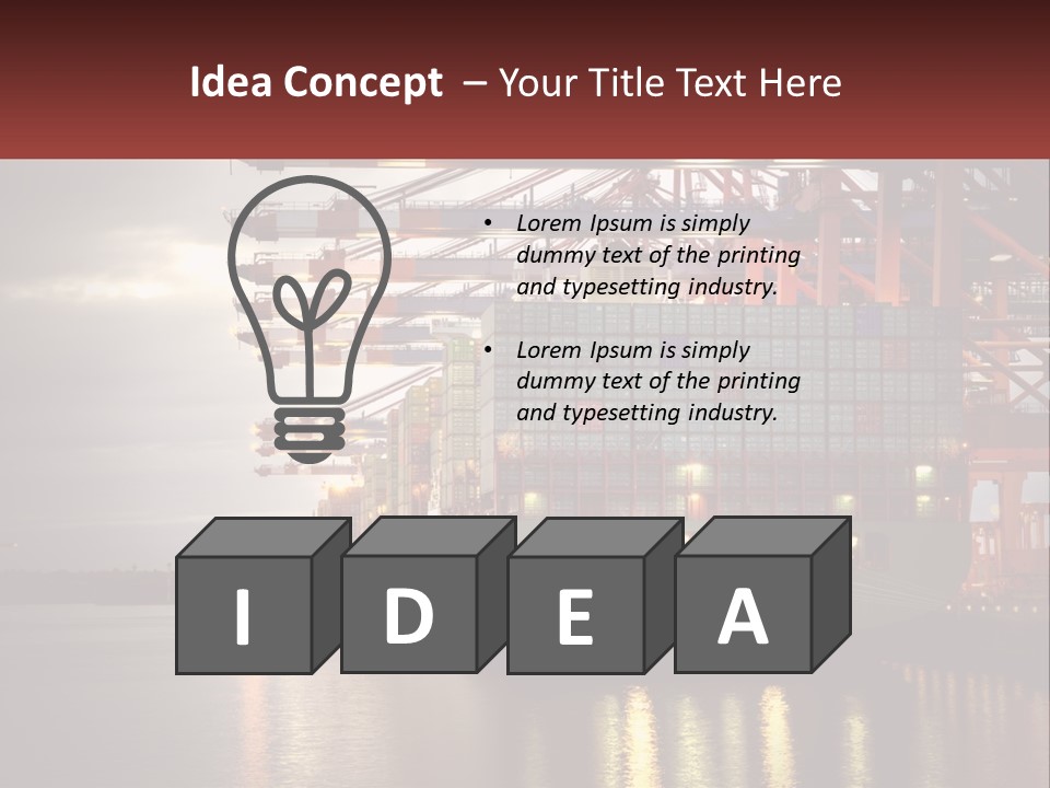 White Heat Electricity PowerPoint Template