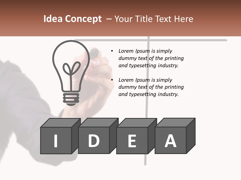 Switch System Supply PowerPoint Template