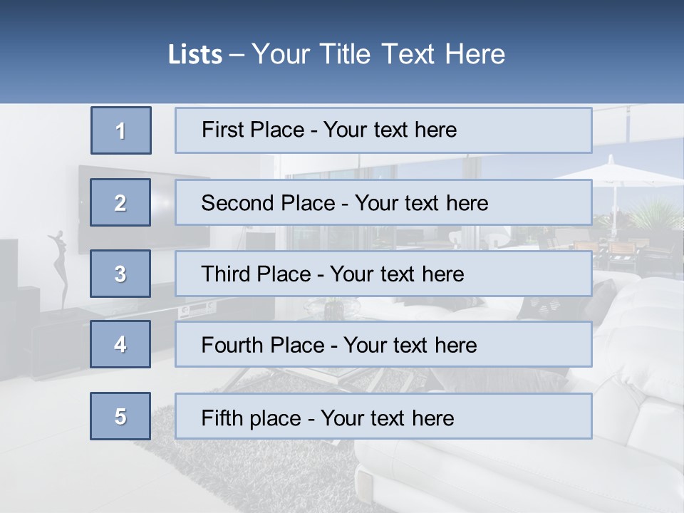House System Condition PowerPoint Template