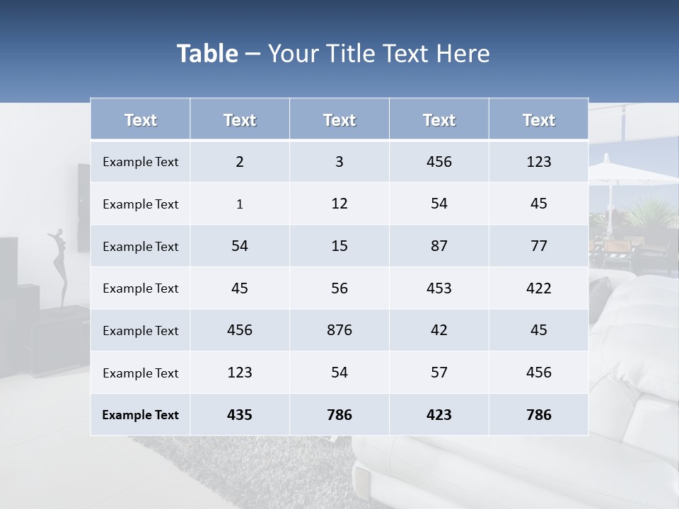 House System Condition PowerPoint Template