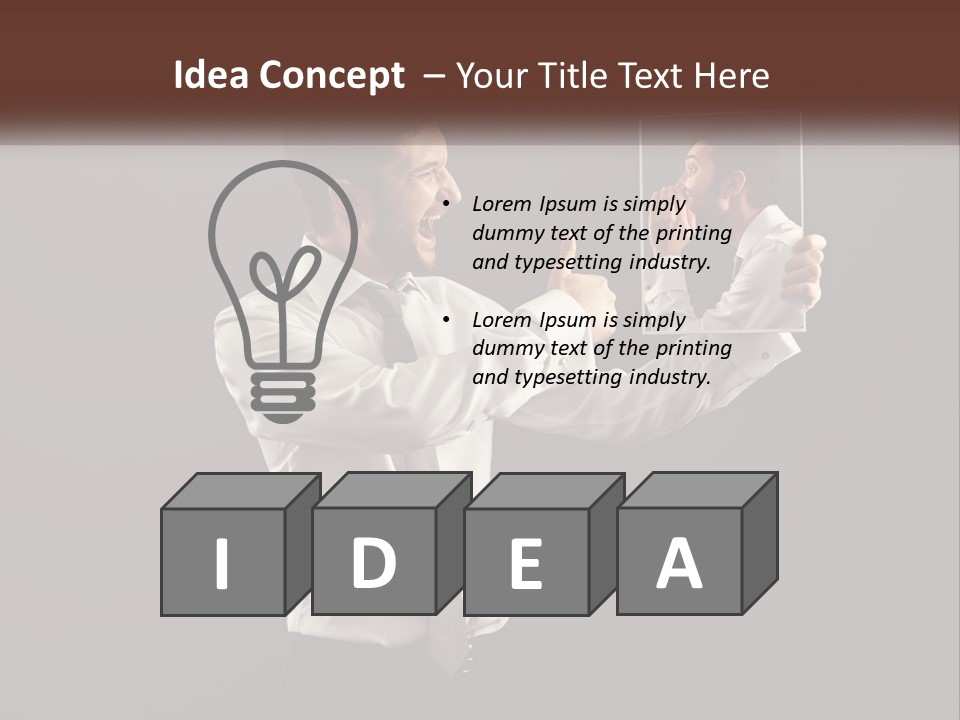 Conditioner Electric Power PowerPoint Template