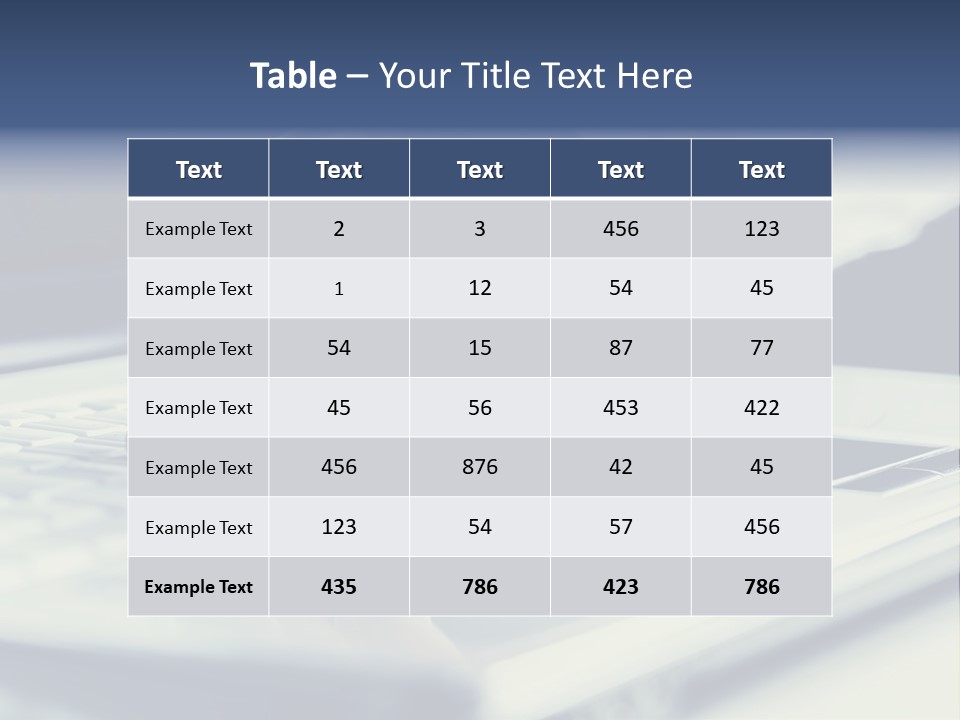 System Equipment Unit PowerPoint Template