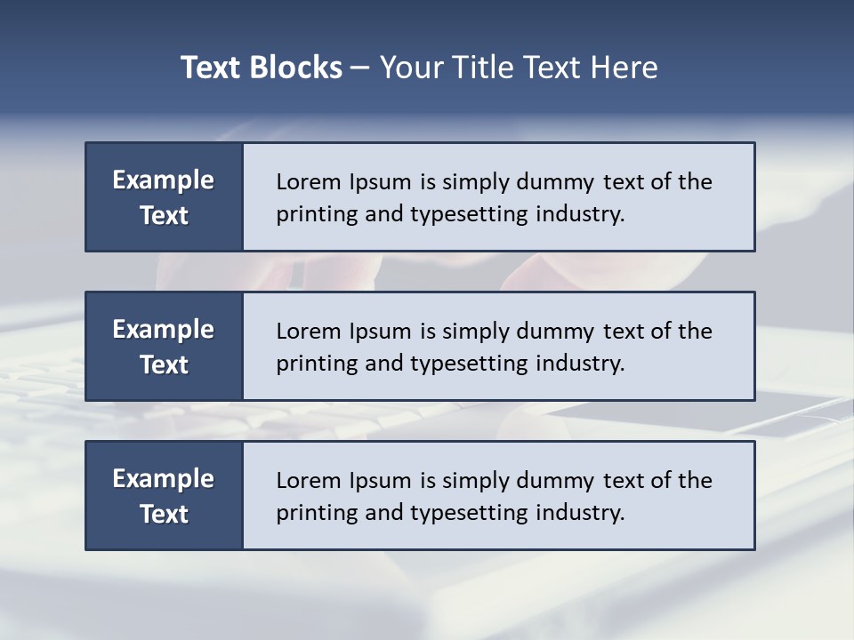 System Equipment Unit PowerPoint Template