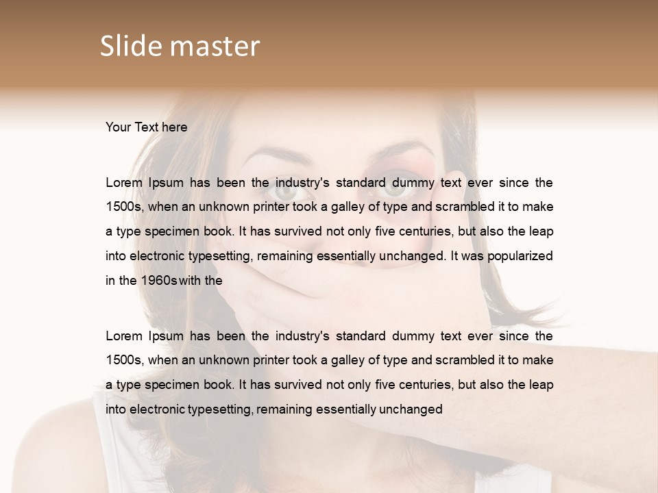 White Climate Conditioner PowerPoint Template