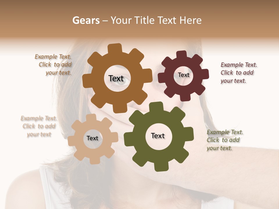 White Climate Conditioner PowerPoint Template