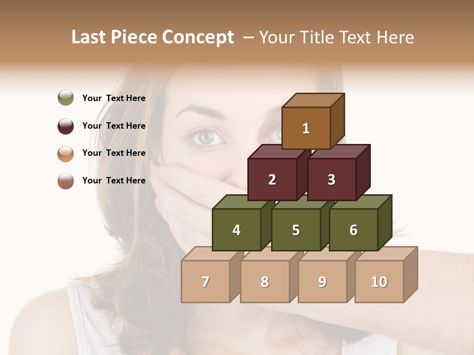 White Climate Conditioner PowerPoint Template