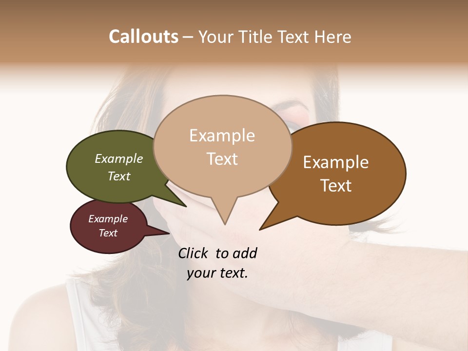 White Climate Conditioner PowerPoint Template