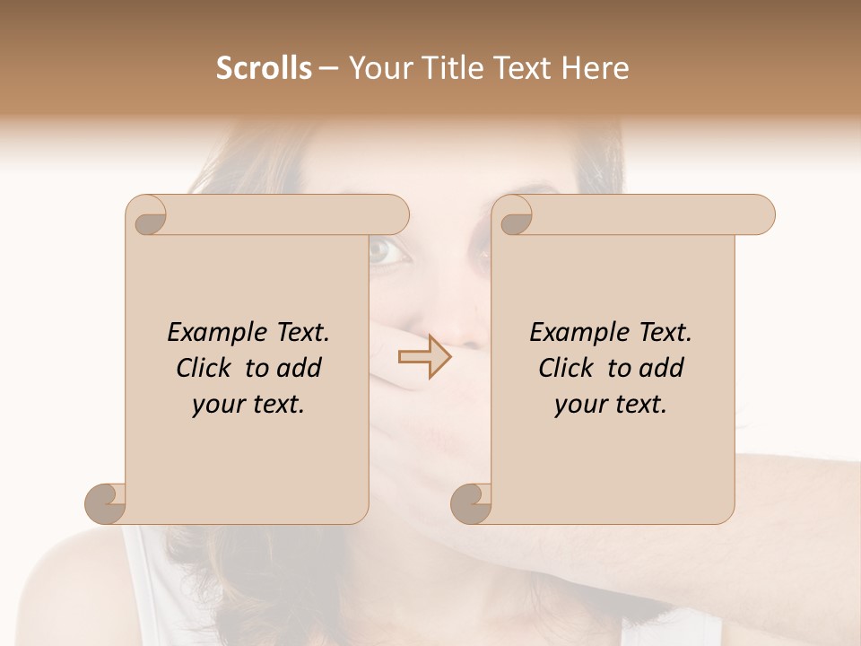 White Climate Conditioner PowerPoint Template