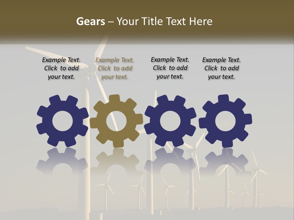 Cold Cool Equipment PowerPoint Template