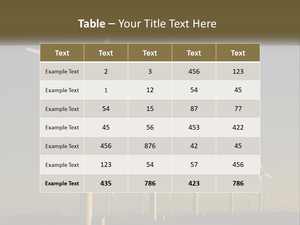 Cold Cool Equipment PowerPoint Template