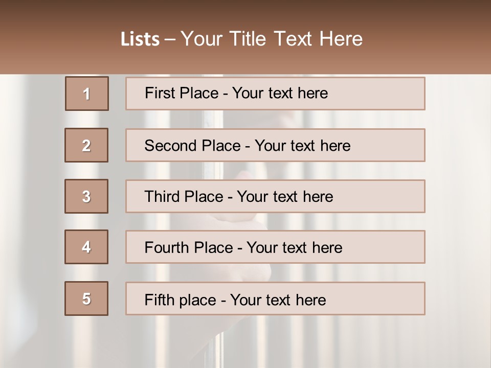 Power Home Switch PowerPoint Template