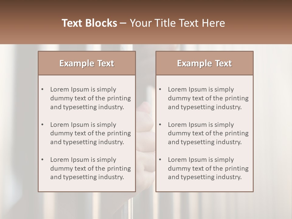 Power Home Switch PowerPoint Template