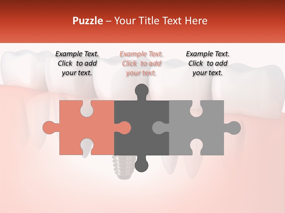 White Industry Power PowerPoint Template