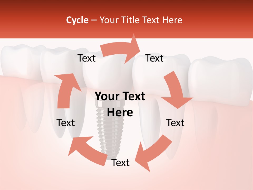 White Industry Power PowerPoint Template
