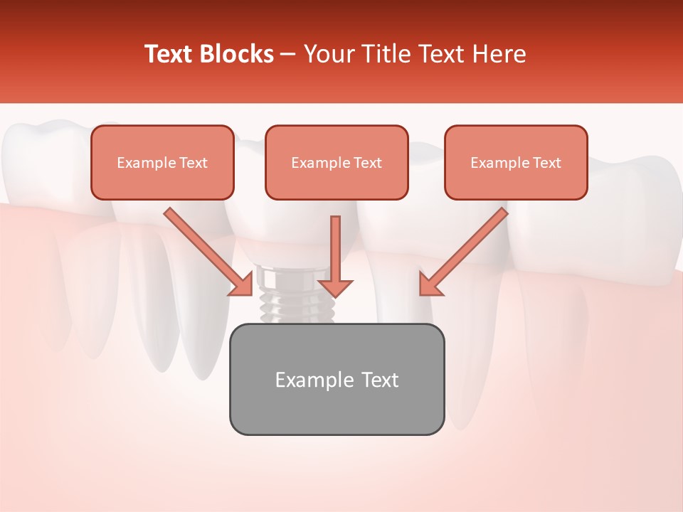 White Industry Power PowerPoint Template