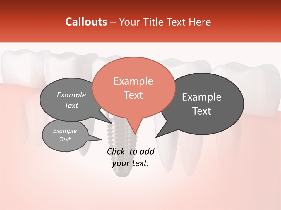 White Industry Power PowerPoint Template