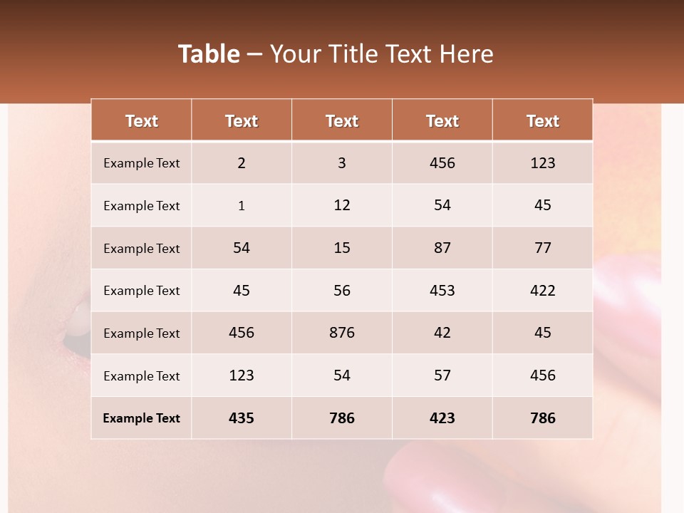 Conditioner Power Temperature PowerPoint Template