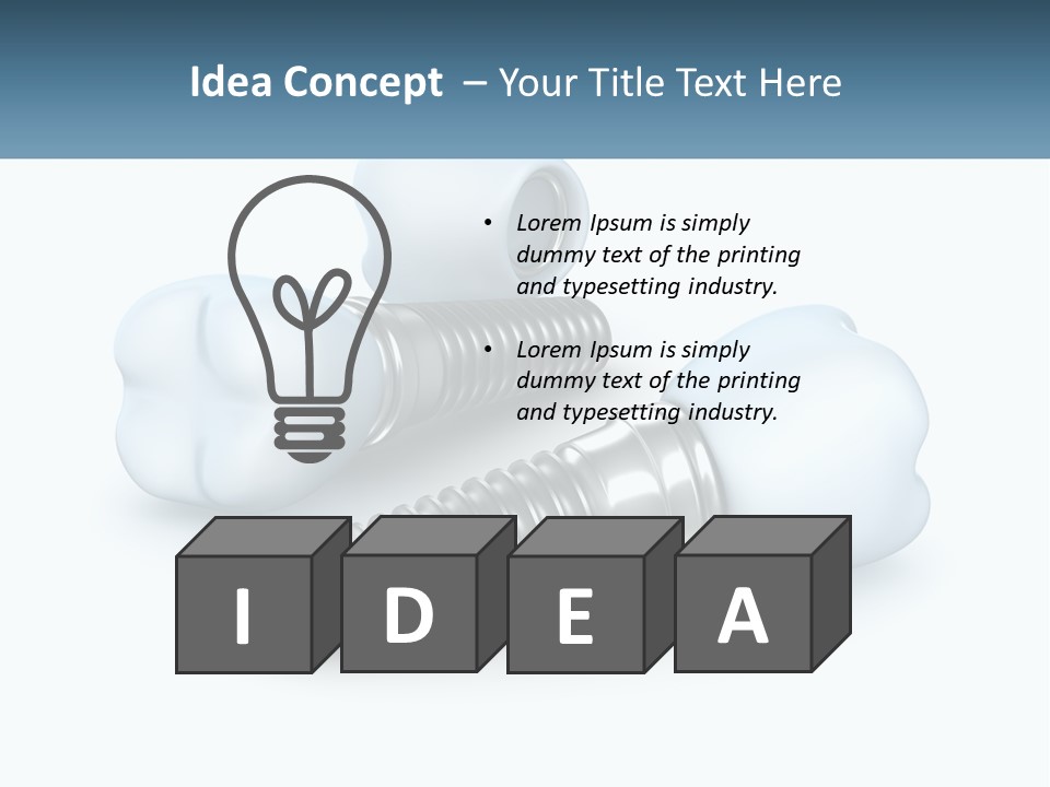 Electricity House Unit PowerPoint Template