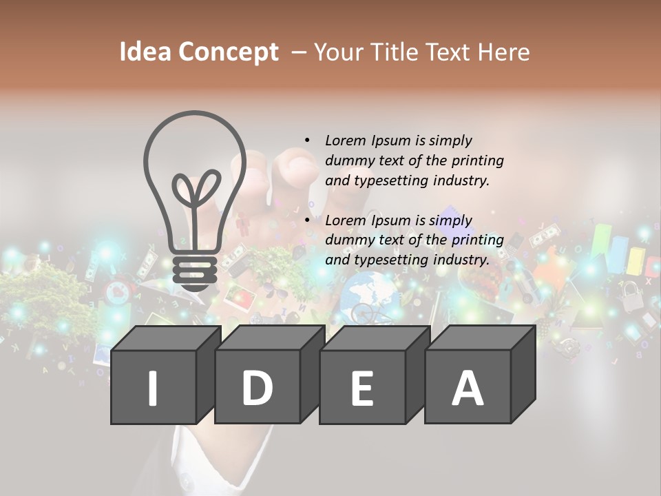 Energy Industry Electricity PowerPoint Template